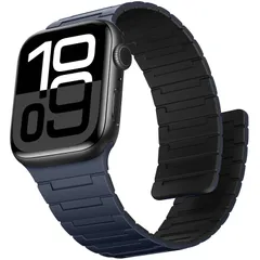 新品 [Suphart] コンパチブル Apple Watch バンド 42mm 41mm 40mm 38mm 強力な磁気ソフトシリコンバンド に対応 Apple Watch シリーズ 10 9 8 7 6 5 4 3 2 1 SE (42mm/41mm/40