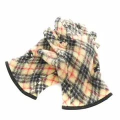 バーバリーブルーレーベル BURBERRY BLUE LABEL ノバチェック 手袋 ベージュ 黒 ブラック 赤 レッド /AN10のサムネイル
