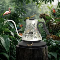 【温度で模様が変わる】電気ケトル ドリップケトル 0.6L 1040W コーヒーケトル 0.5℃単位調整/ストップウォッチ機能/保温機能/℃・℉切替/空焚き防止/PSE認証済み 細口 コンパクト神秘の森をテーマ EPEIOS/エペイオス