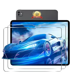 対応 iPad Pro 11 2024 フィルム 2枚【2枚セット 日本旭硝子製】 対応 iPad Pro 11インチ ガラスフィルム M4 専用 強化ガラス 対応 iPadPro2024 第5世代 アイパッド プロ 11 保護フィルム ケース 9H硬度 
