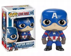 【中古】フィギュア キャプテン・アメリカ 「シビル・ウォー/キャプテン・アメリカ」 POP! Marvel Series #125