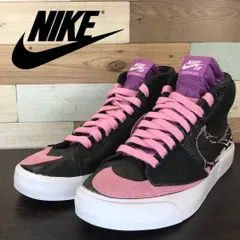 NIKE SB ZOOM BLAZER MID ナイキ スケートボーディング ズーム ブレーザー ミッドカット エッジ ブラック ピンク 24.5cm