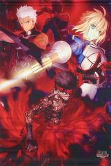 [중고] 태피스트리 아처&세이버&안리마유(Fate 시리즈) TYPE-MOON 일러스트 B2 태피스트리 시리즈 9 [TYPE-MOON전 Fate/stay night -15년의 궤적-]