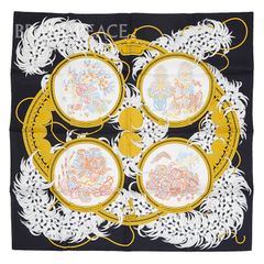 エルメス カレ90 スカーフ 刺繍が織りなす伝説 LEGENDE BRODEE