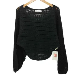 ザラ ZARA シアーメッシュニットトップス オフショル レディース import：M 