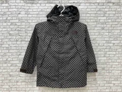 THENORTH FACE ザ・ノースフェイス ノベルティスクープジャケット NPJ10163 サイズ110cm ブラック×ホワイト ドット 水玉 キッズ パーカー