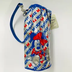 ペットボトルケース　ディズニー　ミニーちゃん柄　エナメル×ラメラメキラキラ　ドリンクホルダー・ペットボトルホルダー　ファンシー・レトロ　Disney minnie