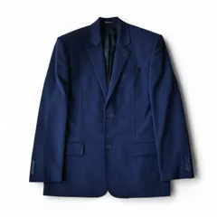 BALENCIAGA バレンシアガ オーバーサイズ テーラードジャケット ネイビー XXSのサムネイル