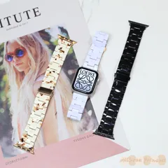 アップルウォッチ バンド Apple Watch 41 45 樹脂 おしゃれ