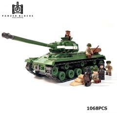 ESシリーズ ソビエト IS-2重戦車 ブロック戦車 1068PCS スターリン戦車 パンツァーブロックス