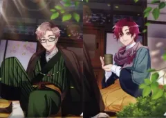 【中古】クリアファイル 皆木綴＆佐久間咲也(開花後/第九回公演) A4クリアファイルセット 「A3!(エースリー)」