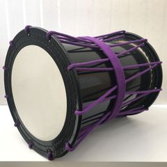 美品 和太鼓 桶胴太鼓 三浦太鼓 彌市 1尺5寸 46cm 長胴 宮太鼓 ケース
