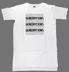 【中古】Tシャツ(男性アイドル) GENERATIONS Tシャツワンピース ホワイト 「GENERATIONS LIVE TOUR 2019 “少年クロニクル”」