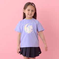 Lycee mine　プリントTシャツ　 3052200　モデレートブルー