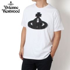 25SS新作モデル ヴィヴィアン・ウエストウッド Vivienne Westwood メンズ オーブプリント HALFTONE ORB CLASSIC Tシャツ【WHITE】 3G01003G WHITE/【2025SS】m-tops