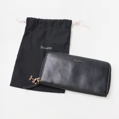 レペット repetto ラウンドジップ ロングウォレット/ブラック 長財布【2400013682053】のサムネイル