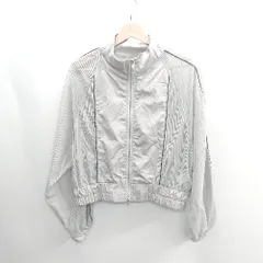 ◇ ⊂ A・I・C エーアイシー 総柄 半袖 ロング丈 ワンピース サイズM グレー パープル レディース E  【1410290018231】