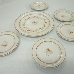 フランス製ヴィンテージ食器 アルコパル ココット 皿 まとめて バラ