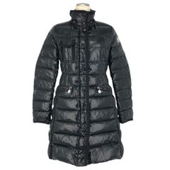 モンクレール MONCLER ギャザージャケット ネイビー サイズ0【中古