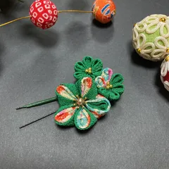 つまみ細工　髪飾り