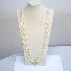 アマカ】未使用 ワントップロングネックレス - メルカリ