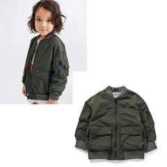 新品　『エフオーキッズ（F.O.KIDS/f.o/FOキッズ）』MA-1ジャケット　120cm　130cm　140cm　150cm【キッズ/ベビー/子供服】(J402984)アウター　ジャケット　ブルゾン　コート　ブラック　カーキ　男の子　男児　MA-1