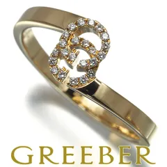 グッチ リング ダイヤ ダイヤモンド GGランニング 10号 K18YG #171162