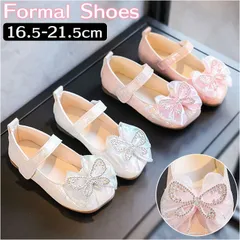 ☆ 30(18cm) ☆ フォーマルシューズ 女の子 pmysf280 子供 女の子 フォーマルシューズ パンプス 子供靴 キッズ靴 ドレスシューズ 靴 くつ ストラップ シューズ リボン 蝶 柔らかい ピアノ 発表会 入園式 卒園式 入学式 卒業式 結婚式