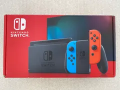 Nintendo Switch 本体 (ニンテンドースイッチ) 【Joy-Con (L) ネオンブルー/ (R) ネオンレッド】動作品