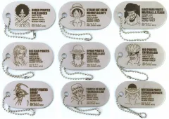 【中古】キーホルダー 全9種セット ドッグタグメタルチャーム 「一番くじ ワンピース ロジャー海賊団～伝説の海賊～」 G賞