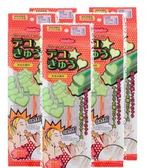 【５袋セット】カネコ種苗 きゅうりの型 デコきゅう星とハート3本セット クリア、オレンジ
