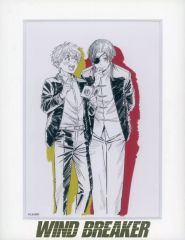 WINDBREAKER ウィンブレ ハロウィンまつり イラストボード 楡井&蘇枋 WIND BREAKER ハロウィンまつり 描き下ろしイラストボード 楡井&蘇枋