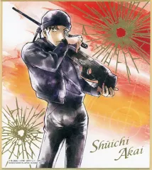 【中古】食玩 雑貨 【レア】15.赤井秀一(箔押し) 「名探偵コナン 色紙ART4」