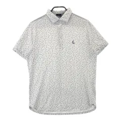 サイズ：L CALLAWAY キャロウェイ レットレーベル 半袖ポロシャツ 花 総柄 ホワイト系 [240101492680] ゴルフウェア メンズ ストスト