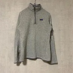 patagonia ベターセーター ハーフジップフリース グレー【レディースM】