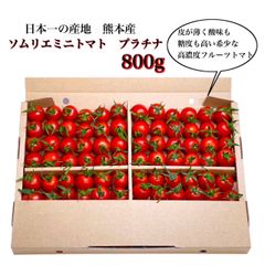 ソムリエミニトマト　プラチナ８００ｇ（５０玉〜８０玉）