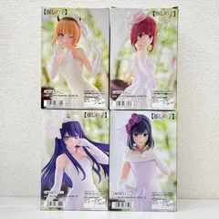 【推しの子】ブライダルドレス フィギュア 星野アイ 有馬かな 黒川あかね MEMちょ 4種セット まとめ売り