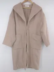 ■ select MOCA セレクト モカ くすみカラー ノーカラー 大人女子 長袖 コート サイズM ピンク レディース P 1308010009723のサムネイル