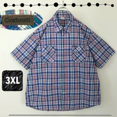 carhartt★カーハート★スナップボタン/ワークシャツ★ビッグシャツ★マドラスチェック★ポリコットン★メンズ3XL　2305M105