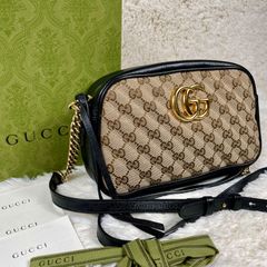 【極美品】GUCCI グッチ マーモント GGキャンバス ショルダーバッグ