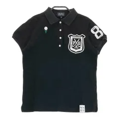 サイズ：0 PEARLY GATES パーリーゲイツ  半袖ポロシャツ  ブラック系 [240001236761] ゴルフウェア レディース ストスト