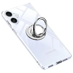 新品 Galaxy A25 ケース クリア リング付き TPU ギャラクシーa25 5G カバー 専用 黄変防止 耐衝撃 薄型 ケース 車載ホルダー対応 滑り止め 落下防止