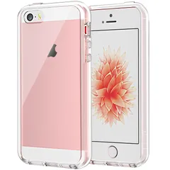 新品 JEDirect iPhoneSE (2016モデル)/iPhone5s/iPhone5 ケース 黄ばみなし 衝撃吸収 バンパーカバー 傷つけ防止 クリアバック (HD クリア)