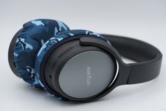 EarFun Tune Pro のイヤーパッドの保護・修理に mimimamo スーパーストレッチ・ヘッドホンカバー （サイズ：L、色：オーシャン、型番：MHC-002-CO）