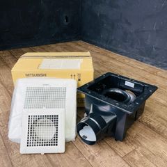 三菱ダクト用換気扇 【未使用保管品】MITSUBISHI VD-10ZFC7 533J84 副吸込口グリル在中 2部屋用 埋込寸法215mm 接続パイプ100mm / 900202