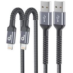 iphone 充電ケーブル 2M 2本セットライトニングケーブル MFi認証 急速充電 高耐久 データ転送 断線防止あいふぉんじゅうでんコード iPhone 14 13 12 11 Pro Max XS XR X 8 7 6 5 Plus iPad iPod各
