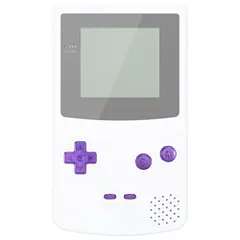 クリアパープル eXtremeRate Gameboy Color GBCに対応用カスタム交換ボタン（ハンドヘルドゲームコンソール本体は付属していません。）【クリアパープル】