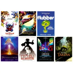 ディズニー【Disney】映画ポストカード 7点セット