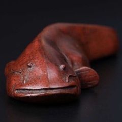 真鍮 紫銅 紫銅玉遊龍逆流香 置物 鹿置物 銅茶寵 飾品 装飾 茶寵 置物