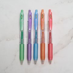 （セット）廃盤含む サラサクリップ シャイニーカラー 5本セット 0.5mm ボールペン ゼブラ _